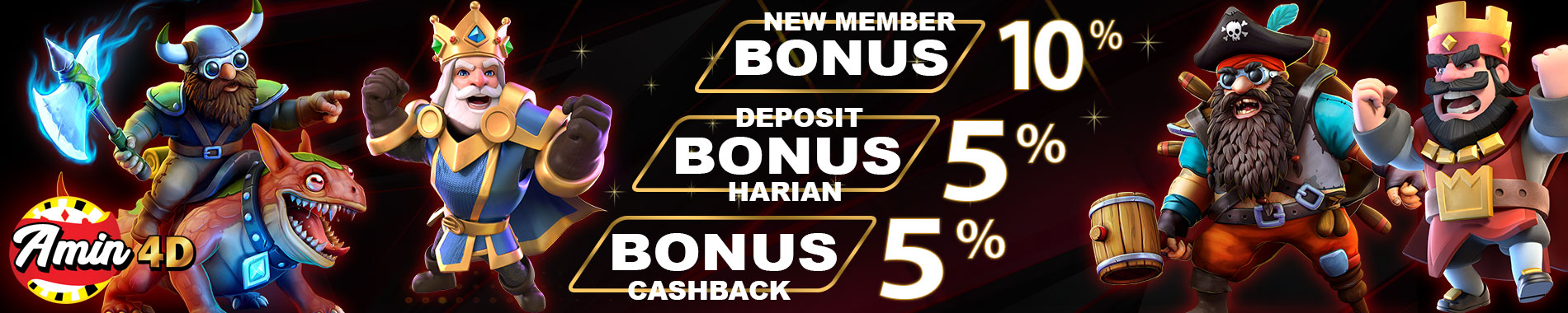 Bonus New Member 10%